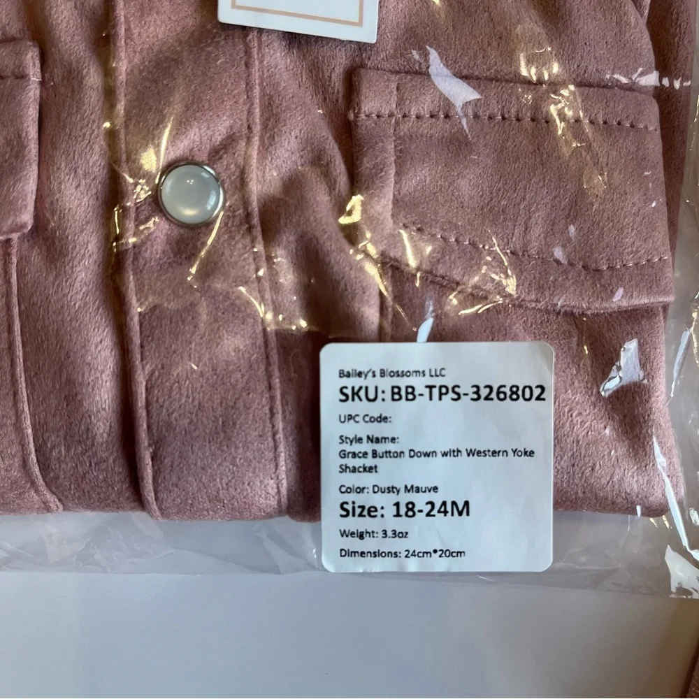 Baileys‎ Blossoms Infant Girls 18-24 Month Bundle Western Pearl Snap Velour